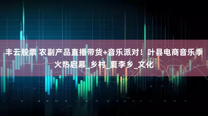 丰云股票 农副产品直播带货+音乐派对！叶县电商音乐季火热启幕_乡村_夏李乡_文化